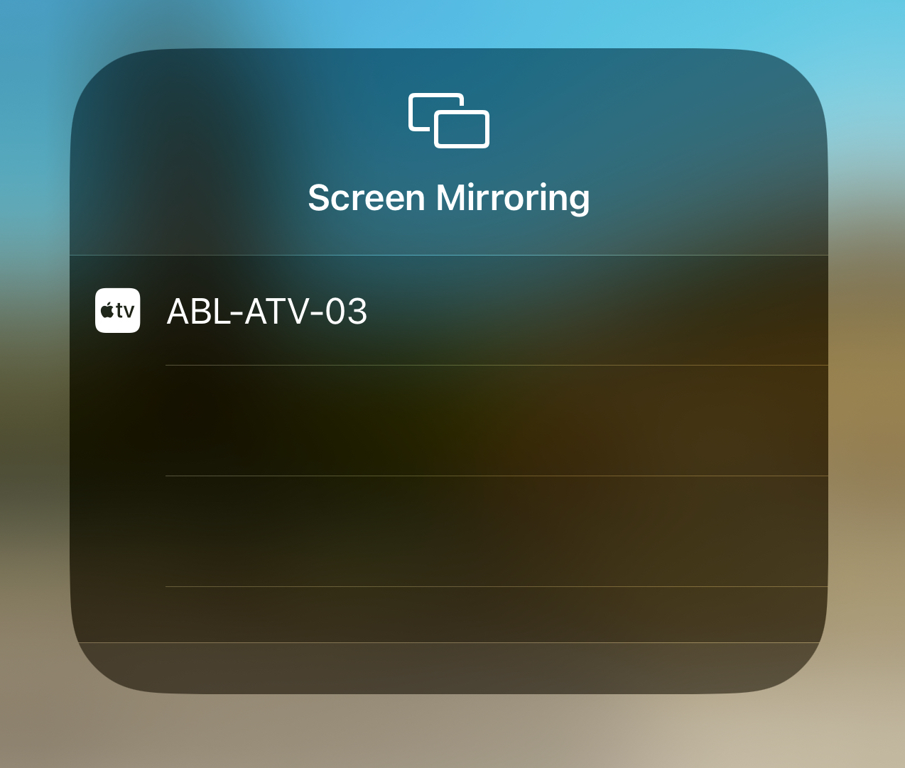ScreenSharing on Apple TV Monroe County Community School